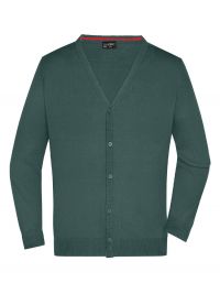 Strickjacke Herren Grün